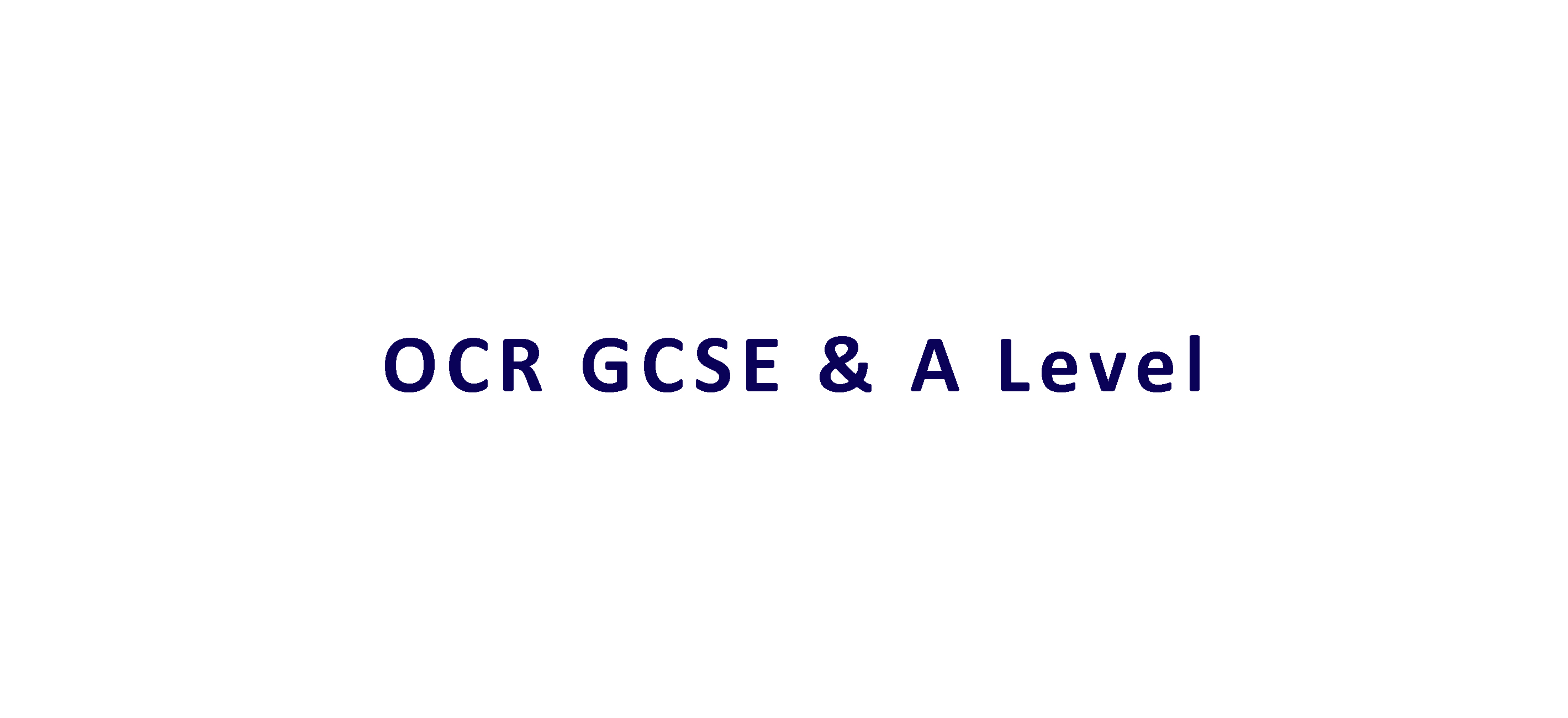 OCR GCSE, AS and A Level Exam Logo